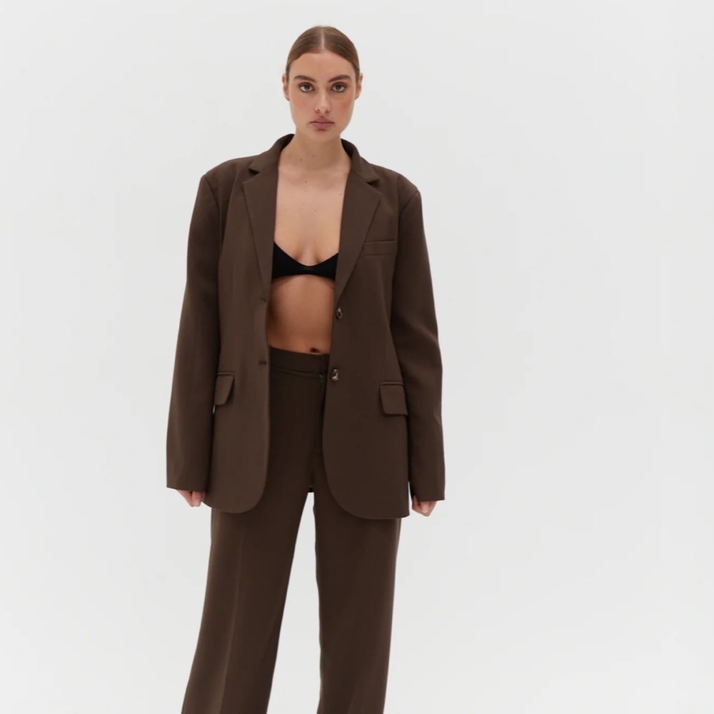 Like new Style Addict Nicholas Blazer - Brown Size L